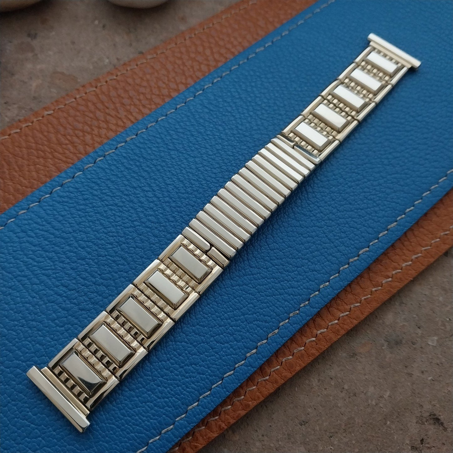 1950s Vintage 19mm 18mm 16mm Gold Filled Speidel Fort Knox Classic Watch Band