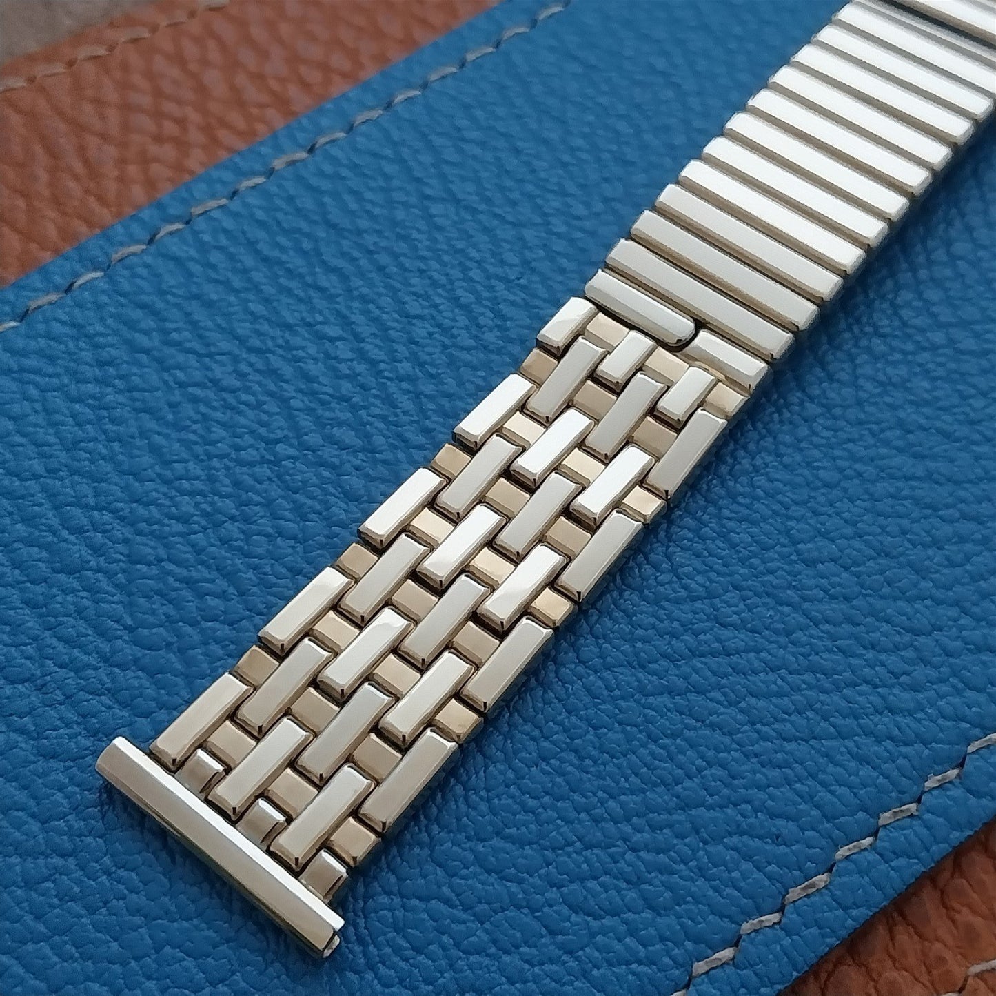 1950s Yellow Gold Filled Speidel mcm Vintage Watch Band nos