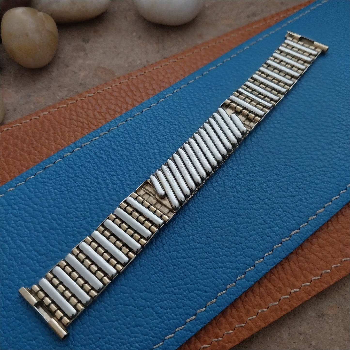 1950s Yellow Gold Filled Speidel mcm Vintage Watch Band nos