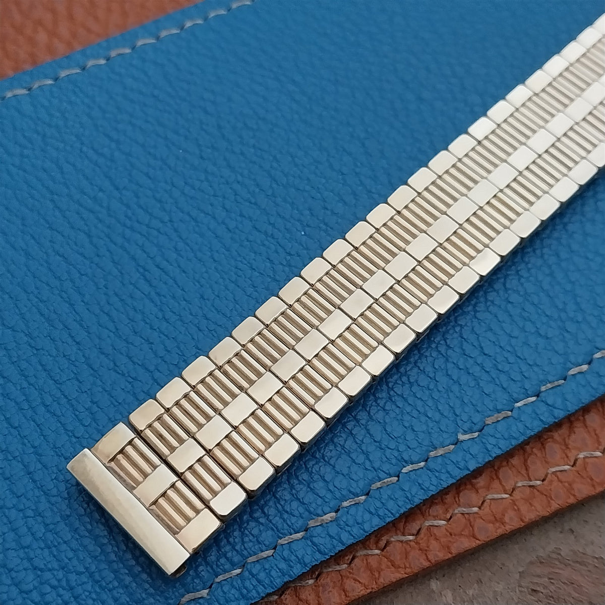 Vintage 1953 Speidel Aztec 5/8" Gold-Fill Expansion Unused Watch Band