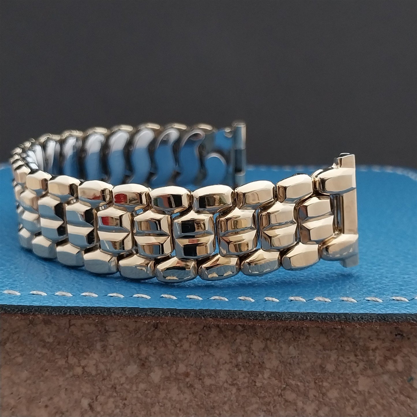 Speidel Cobblestone 1950s 10k Gold-Filled Watch Band