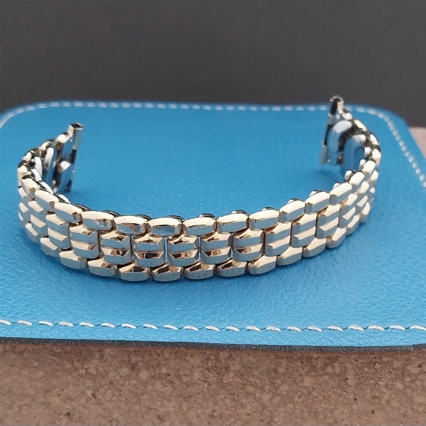 Speidel Cobblestone 1950s 10k Gold-Filled Watch Band