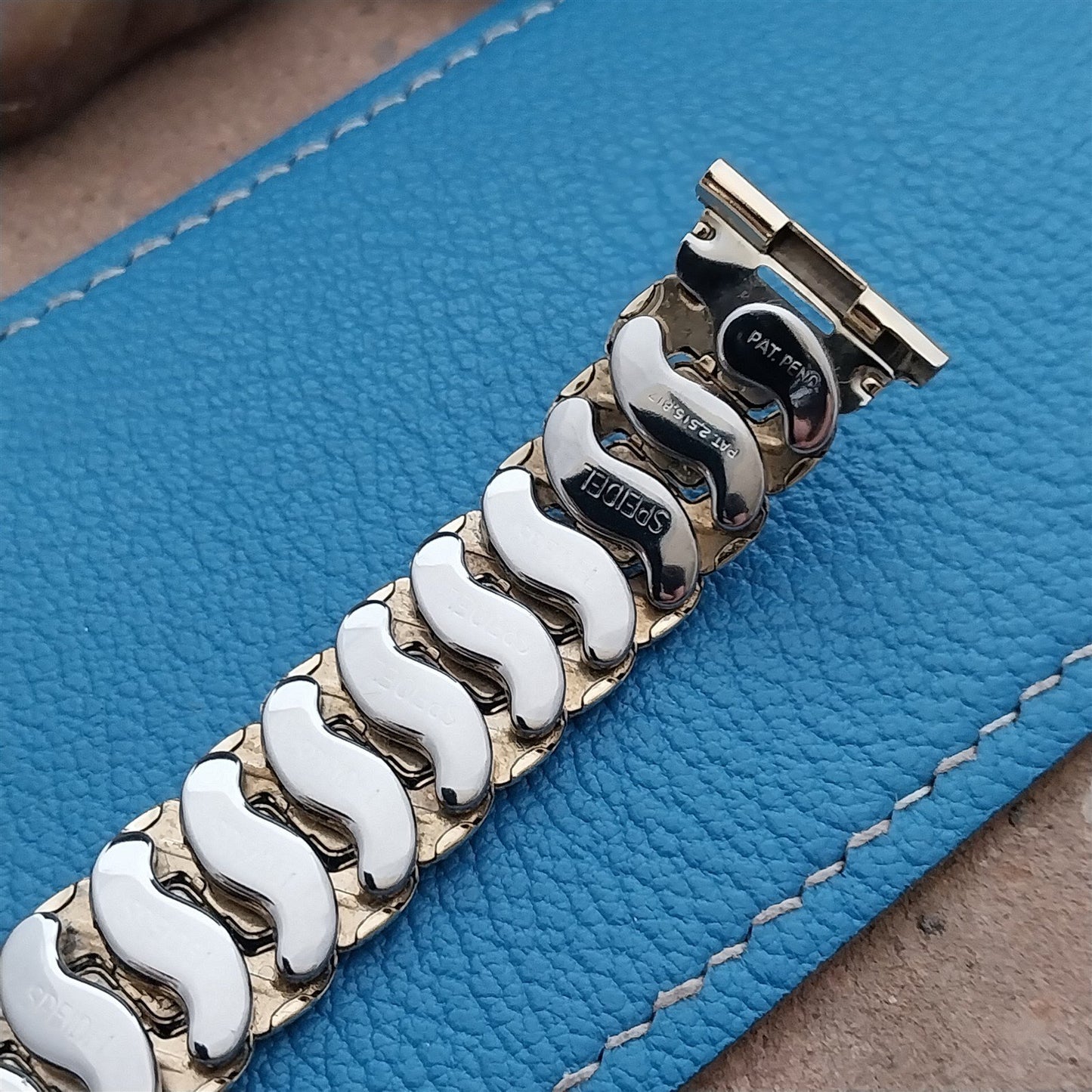 Speidel Cobblestone 1950s 10k Gold-Filled Watch Band