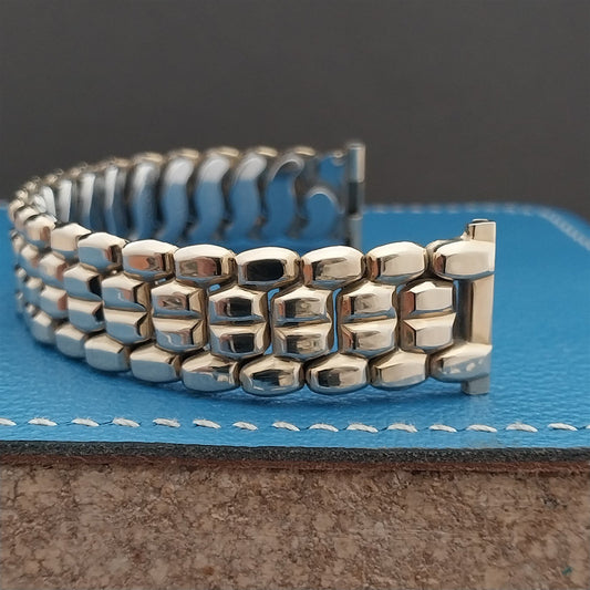 1950s Cobblestone Speidel 10k Yellow Gold-Filled Unused Vintage Watch Band