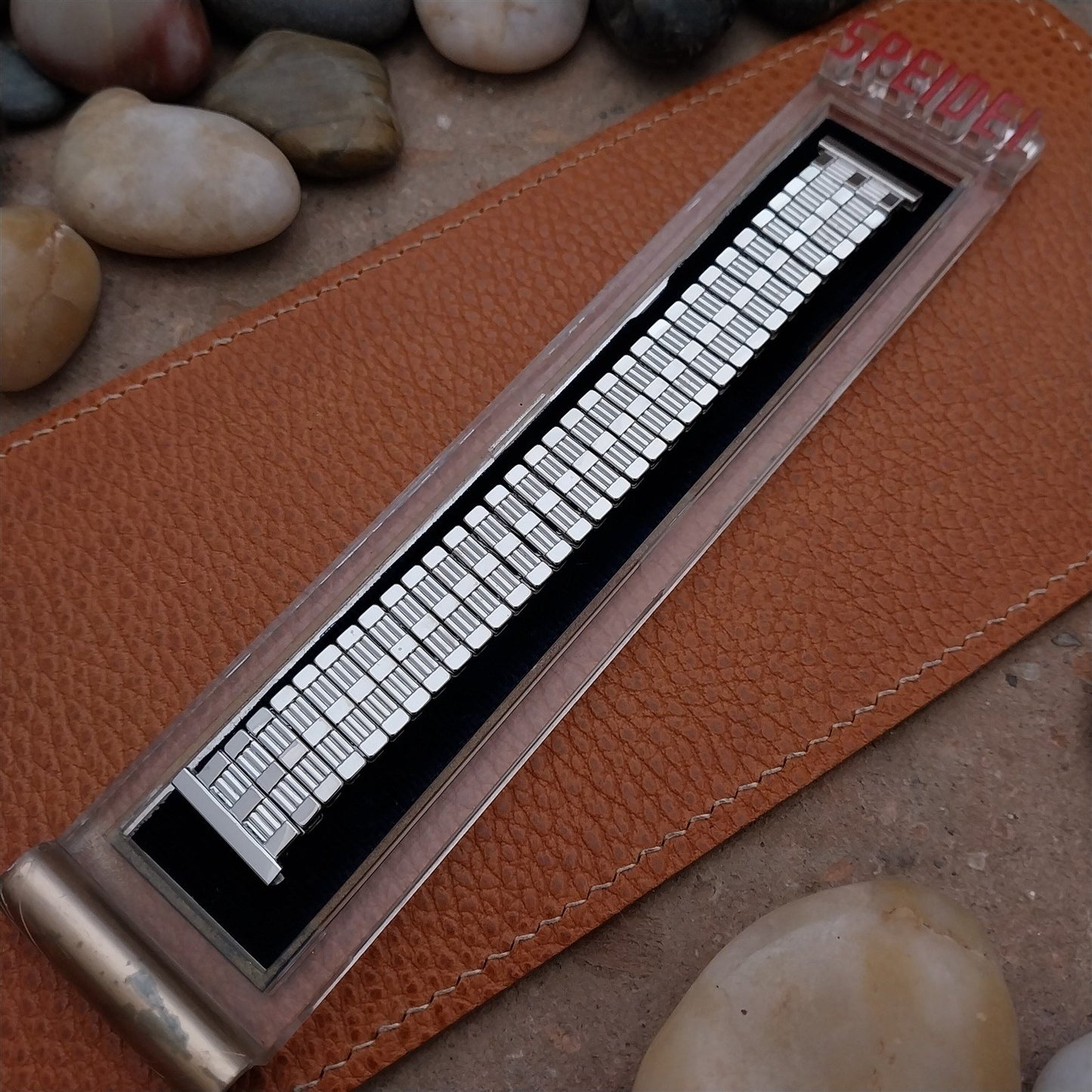 19mm 18mm 16mm White Gold-Filled 1953 Speidel Aztec Short nos Vintage Watch Band