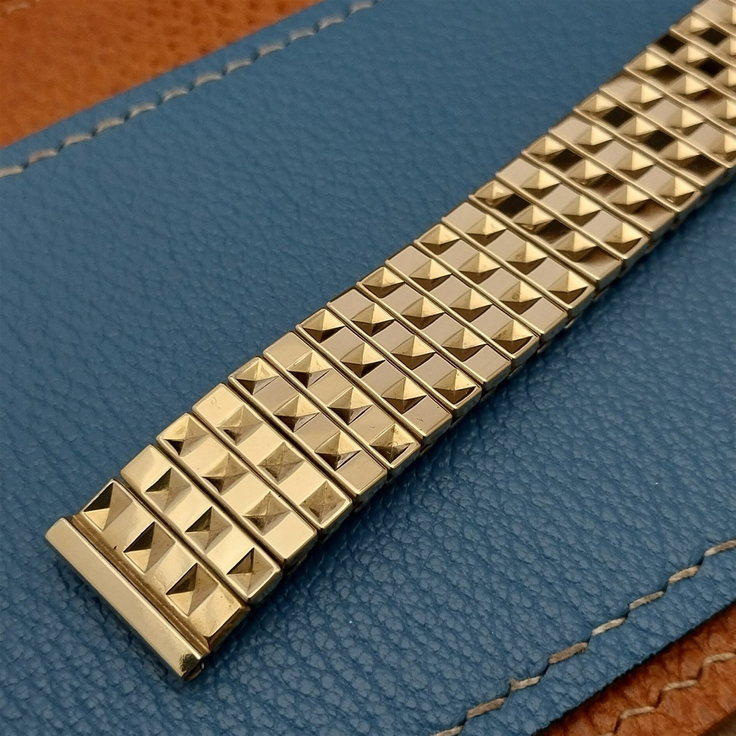 Vintage 1954 10k Yellow Gold-Fill Classic Speidel Balboa 5/8" Unused Watch Band