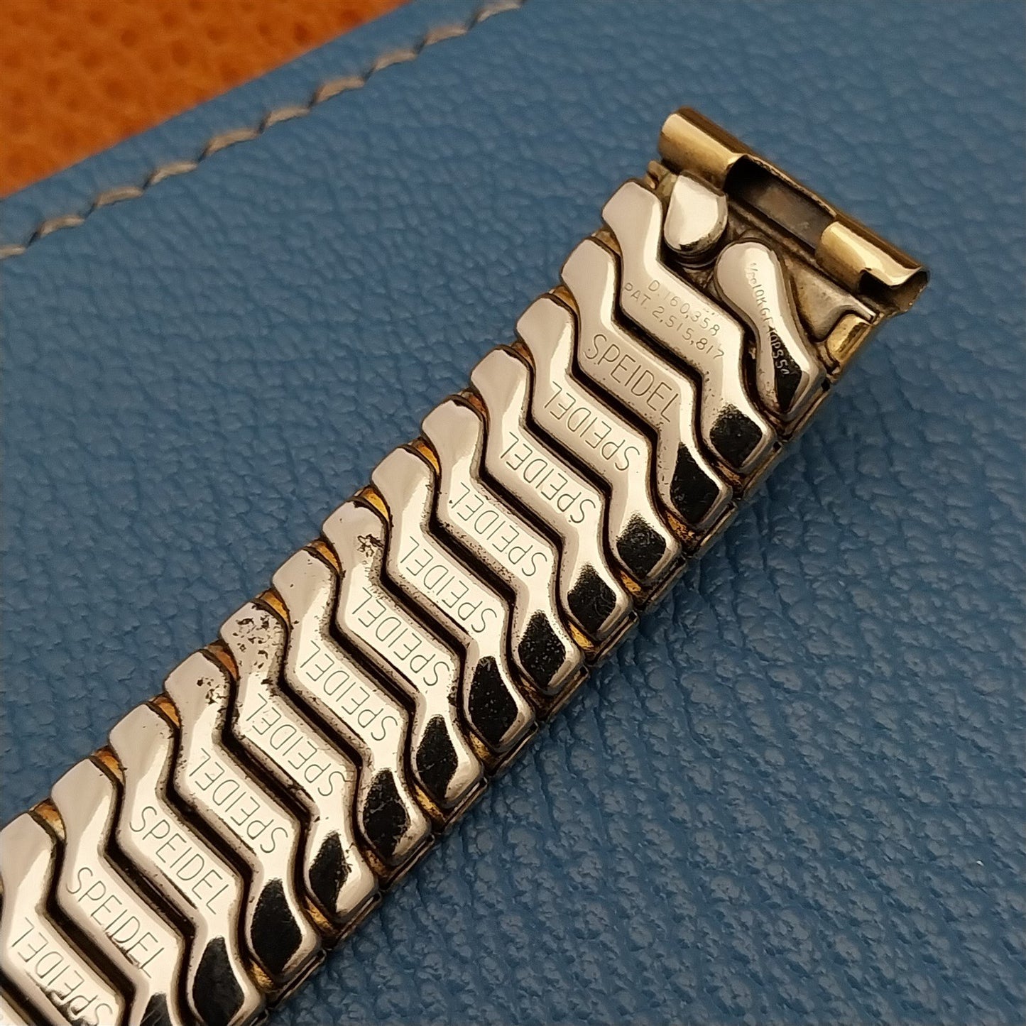 Vintage 1954 10k Yellow Gold-Fill Classic Speidel Balboa 5/8" Unused Watch Band