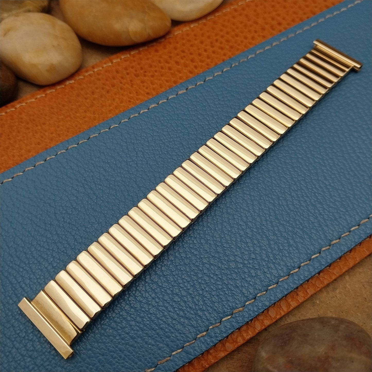 Vintage 1950s 19mm 18mm 16mm Gold-Filled Speidel Castile Short Unused Watch Band