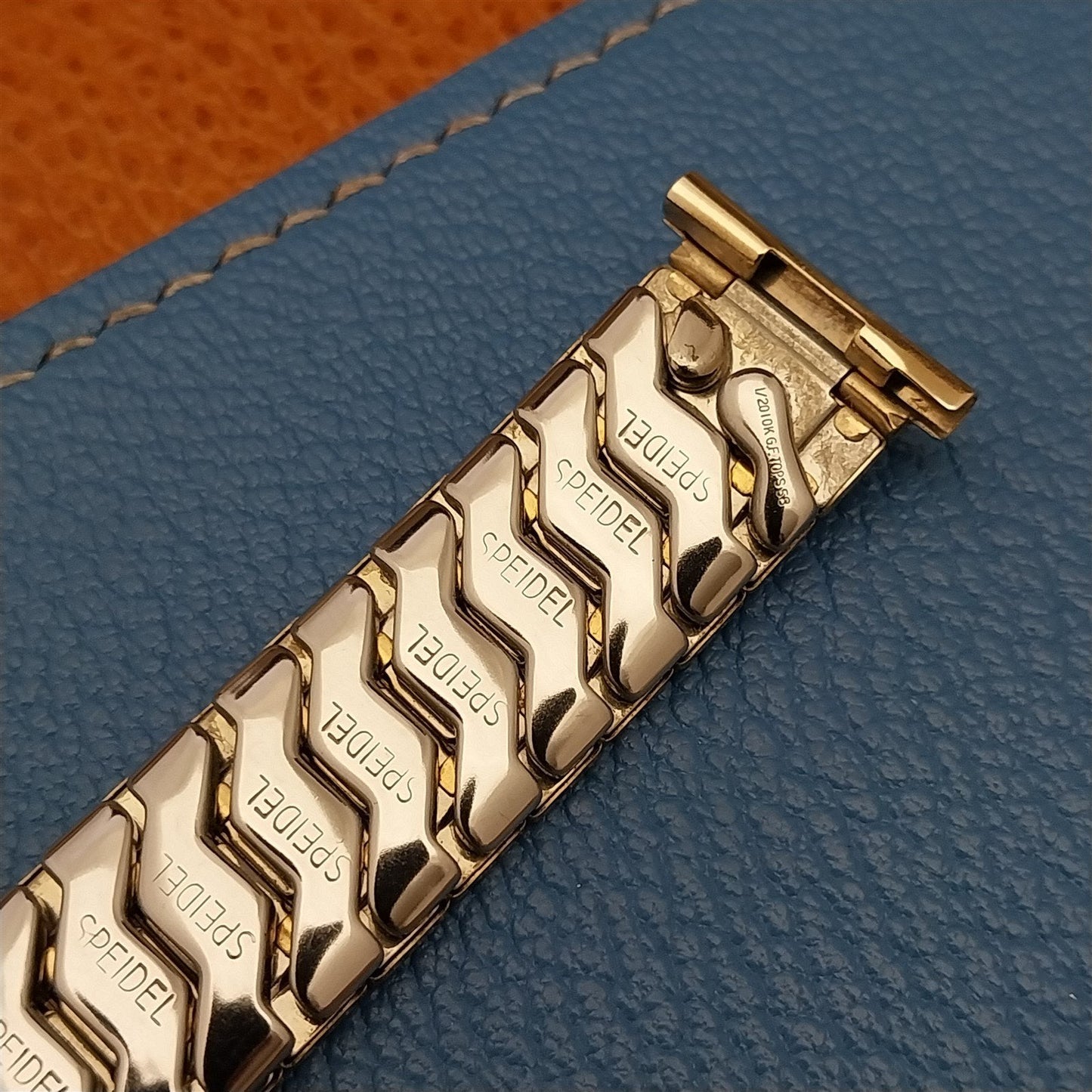 1958 Vintage Speidel Bullseye Yellow Gold-Fill 19mm 18mm 16mm Unused Watch Band