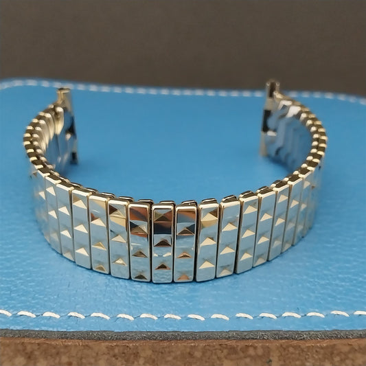 50s Yellow Gold-Fill 19mm 18mm 16mm Speidel Balboa Short nos Vintage Watch Band