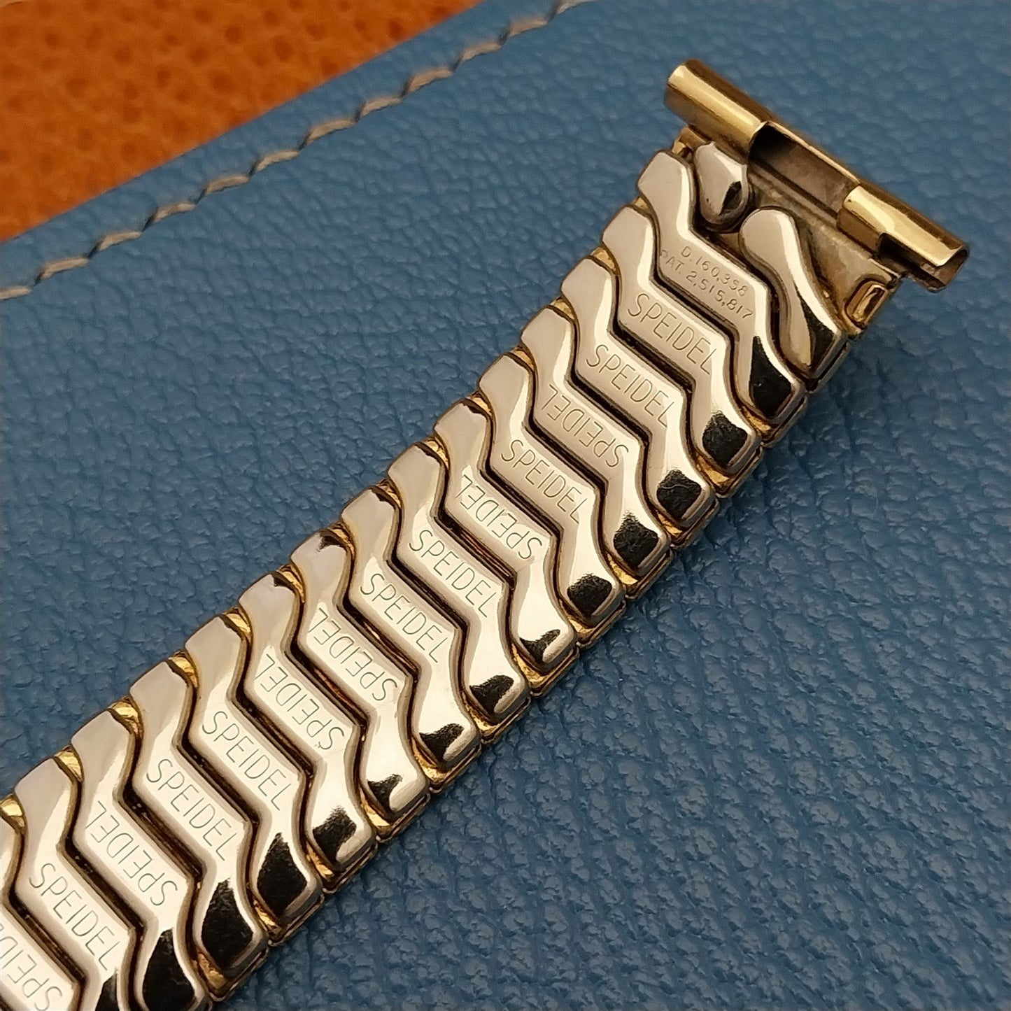 50s Yellow Gold-Fill 19mm 18mm 16mm Speidel Balboa Short nos Vintage Watch Band