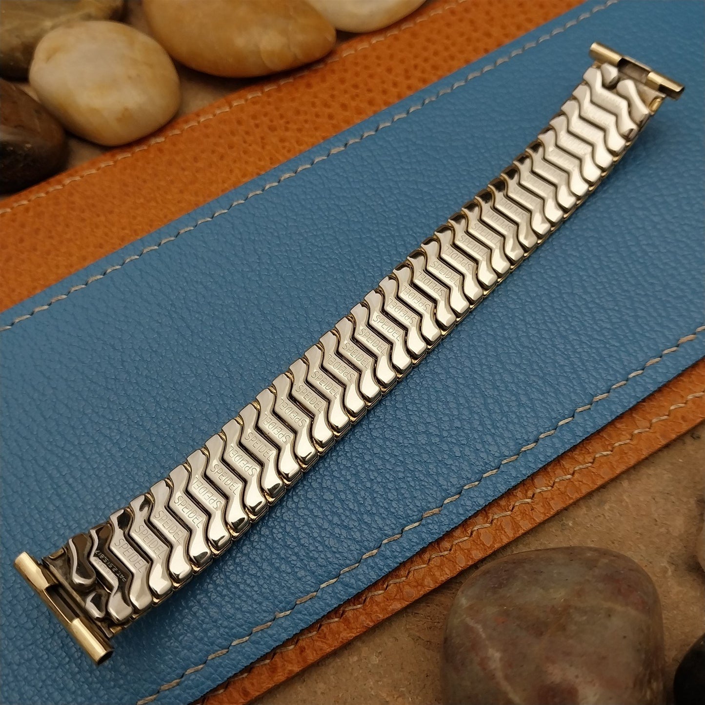 50s Yellow Gold-Fill 19mm 18mm 16mm Speidel Balboa Short nos Vintage Watch Band