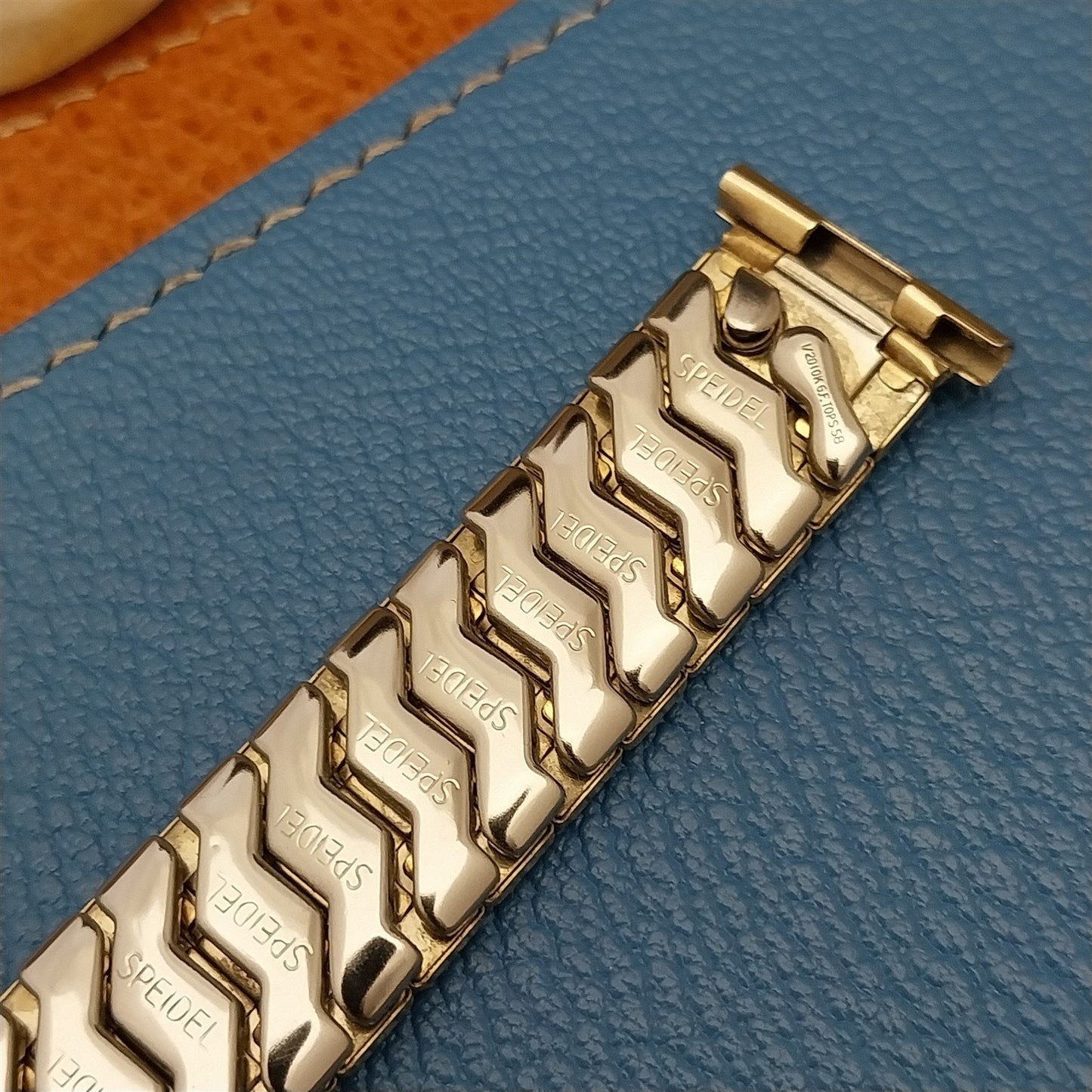 Vintage 1958 Speidel Bullseye Yellow Gold-Fill 19mm 18mm 16mm Unused Watch Band