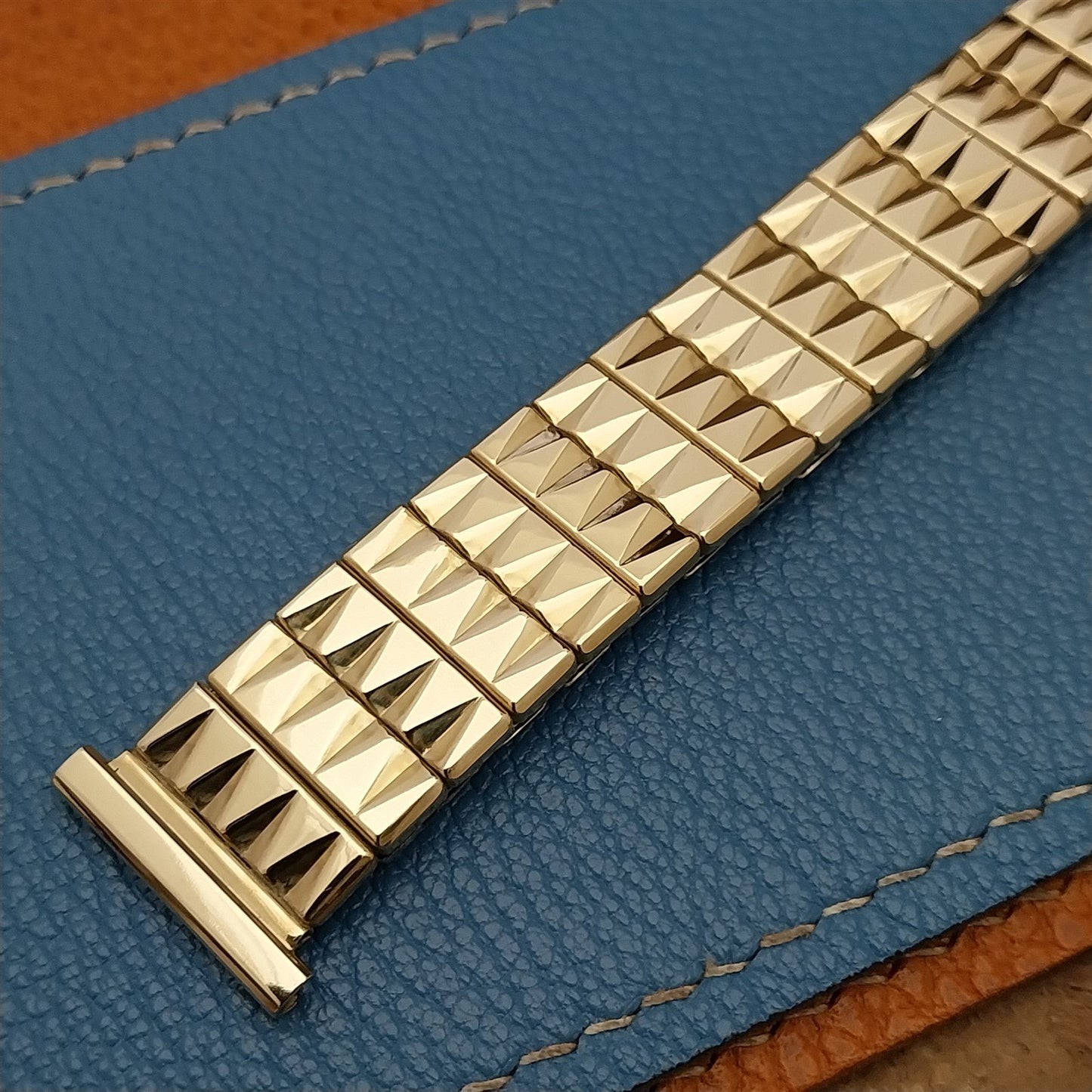 Vintage 1959 10k Yellow Gold-Filled 19mm 18mm 16mm Speidel mcm Unused Watch Band