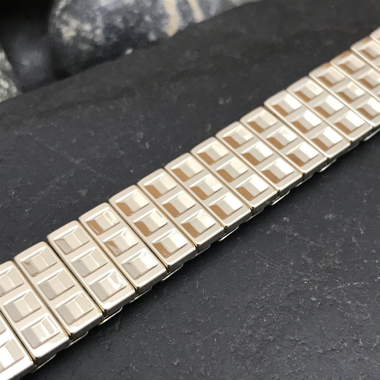 1959 Yellow Gold-Filled 19mm 18mm 16mm Speidel MCM nos Unused Vintage Watch Band