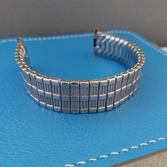 1952 10k Rose Gold-Filled Speidel Aztec nos Vintage Watch Band 16mm-19mm