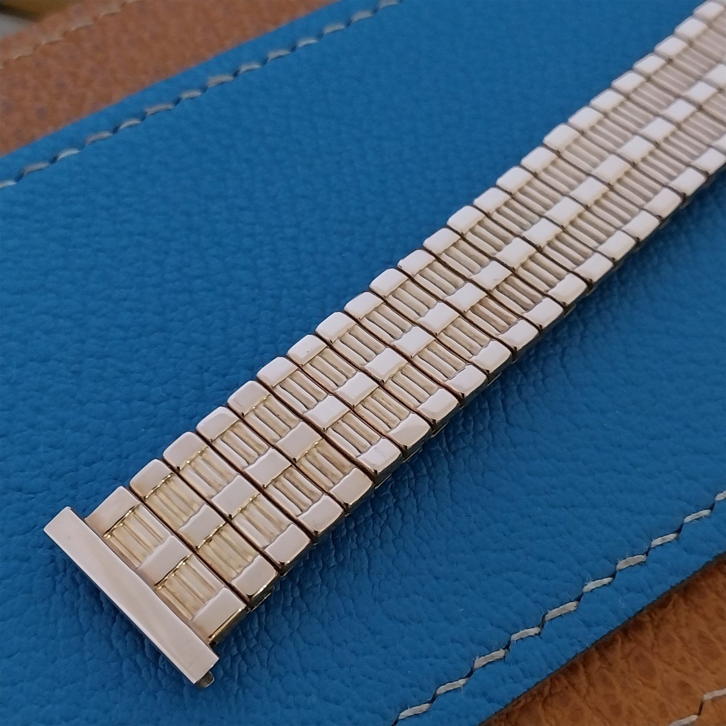 1952 10k Rose Gold-Filled Speidel Aztec nos Vintage Watch Band 16mm-19mm