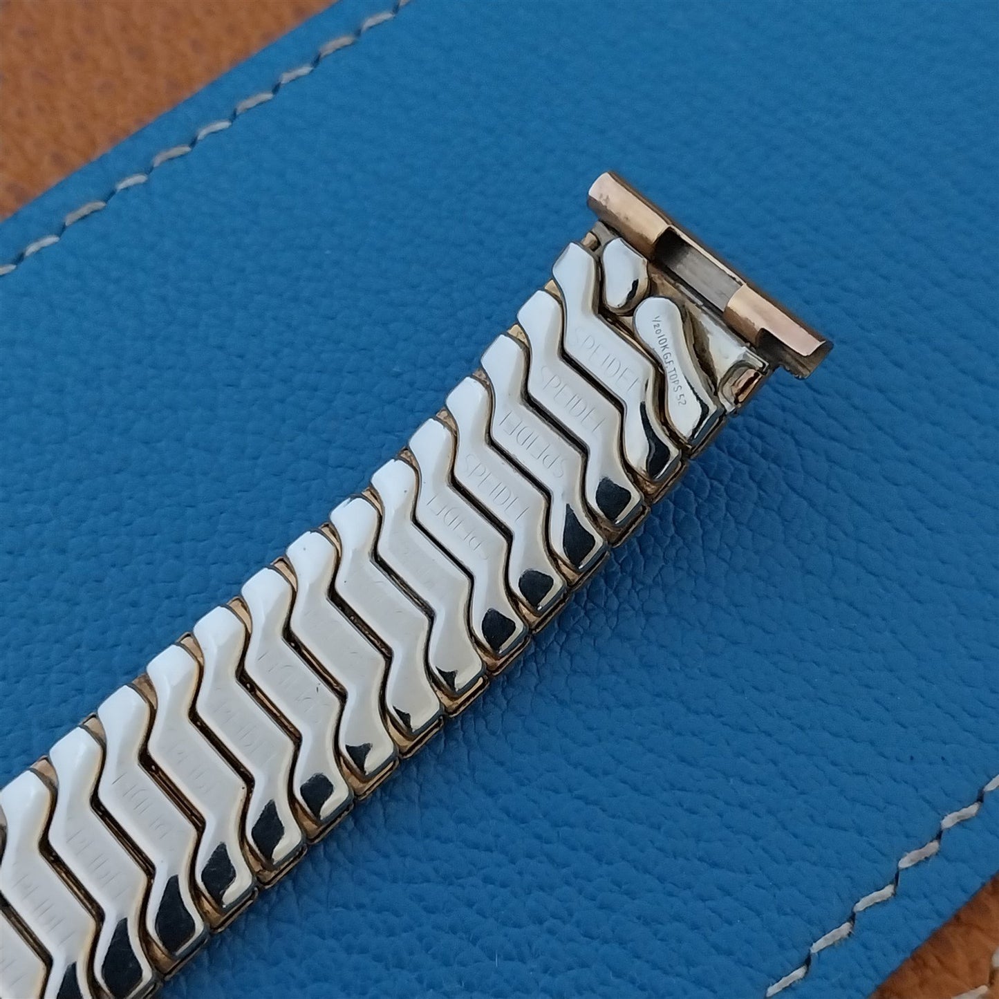 1952 10k Rose Gold-Filled Speidel Aztec nos Vintage Watch Band 16mm-19mm