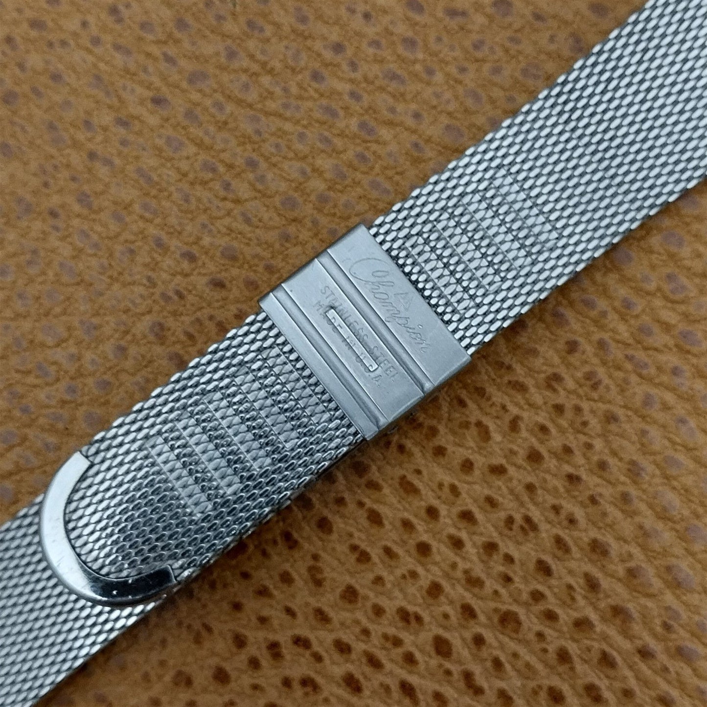 Vintage 19mm JB Champion Stainless Steel Mesh Classic 1960s Unused Watch Band