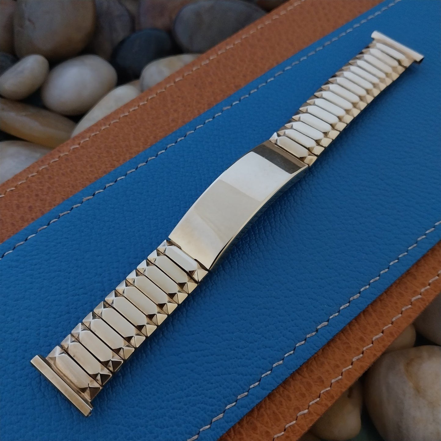 1954 Gold Filled Photo Keepsake Speidel USA Classic nos Vintage Watch Band