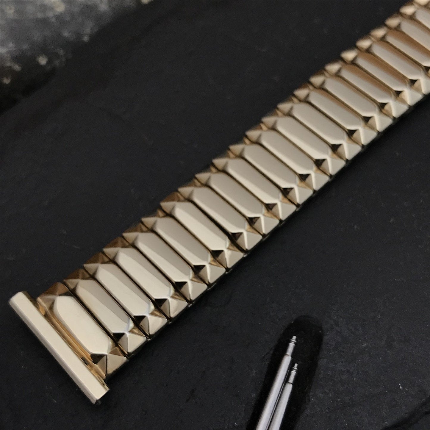 1959 10k Gold-Filled Speidel First Nighter Short nos Vintage Watch Band