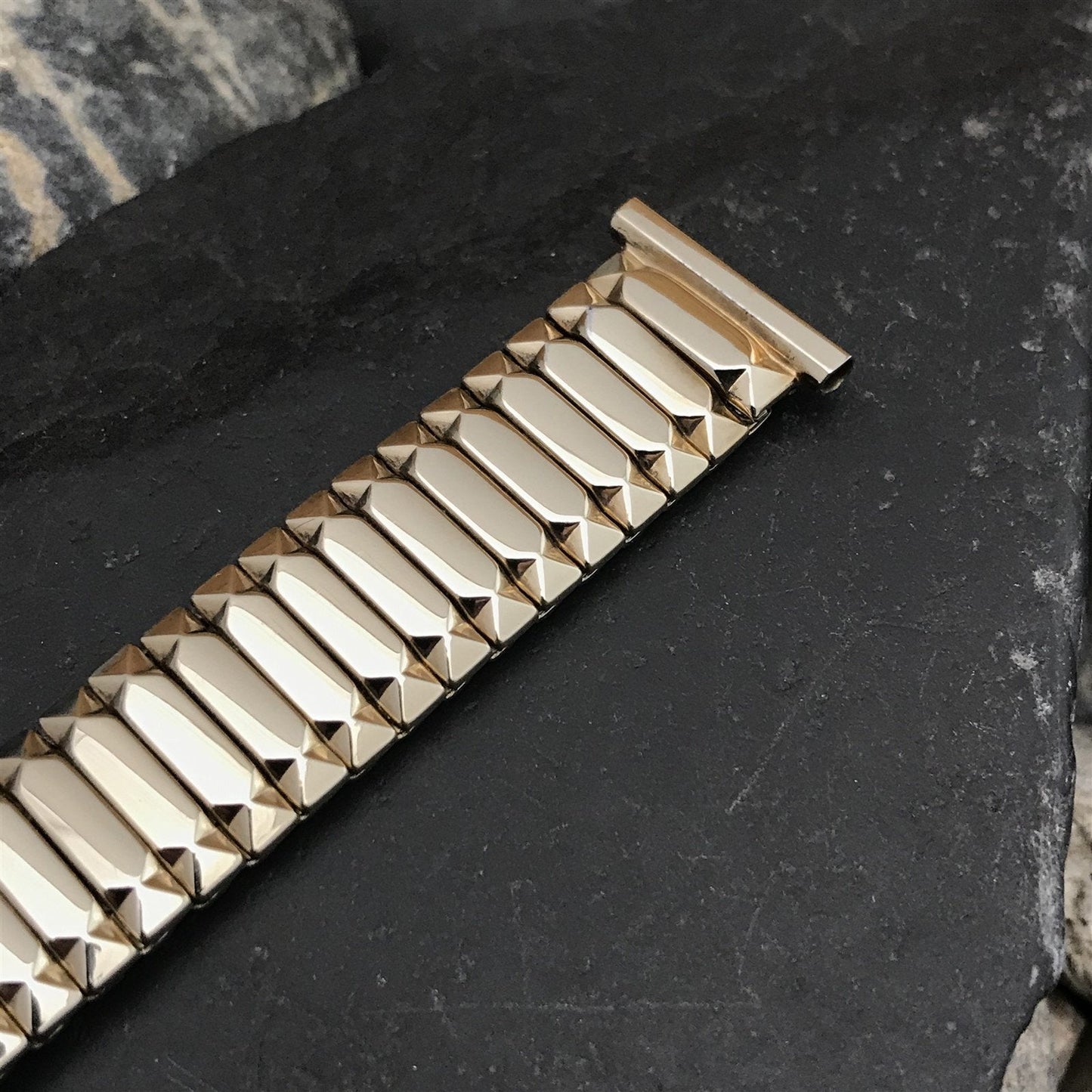 1959 10k Gold-Filled Speidel First Nighter Short nos Vintage Watch Band