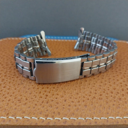 Beads of Rice Stainless Steel 17.2mm 1960s-1970s NOS Unused Vintage Watch Band