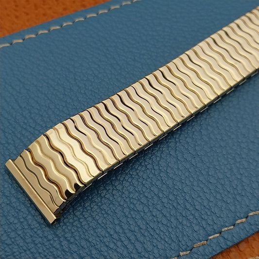 Vintage 17.2mm 17mm 16mm Gold-Filled Speidel Riptide Unused Classic Watch Band