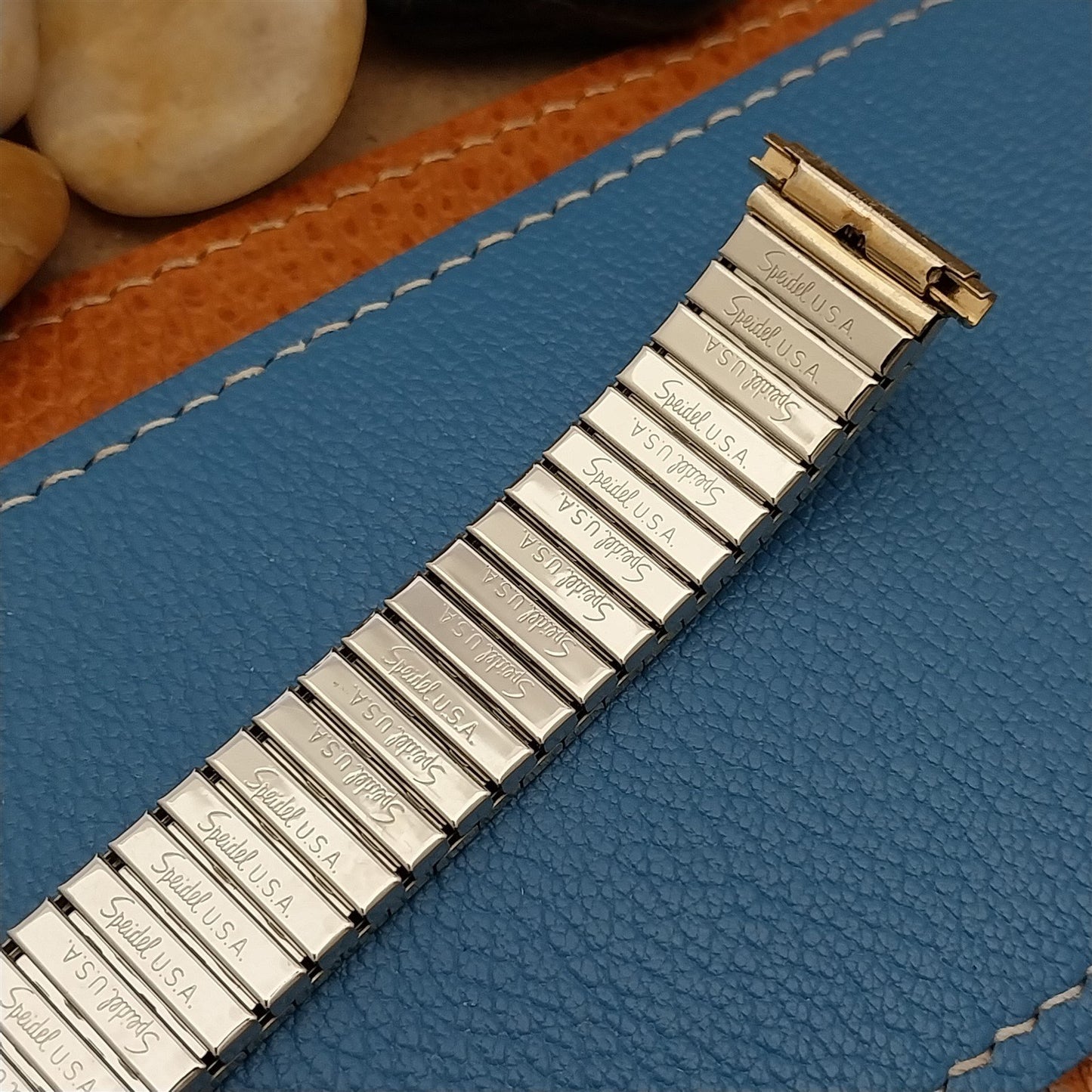 Vintage Long 16mm 18mm 19mm Classic 970s Gold-Tone Speidel Unused Watch Band