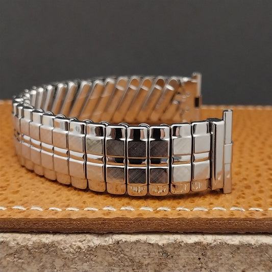 18mm 19mm JB Champion 1960s Stainless Steel Expansion Unused Vintage Watch Band