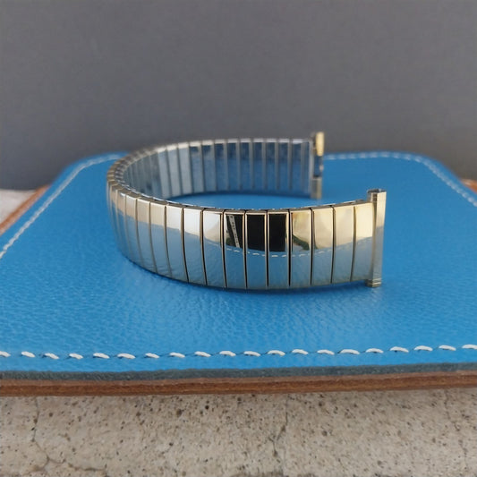 rare 1968 10k yellow Gold-Filled Speidel Plainsman nos Vintage Watchband