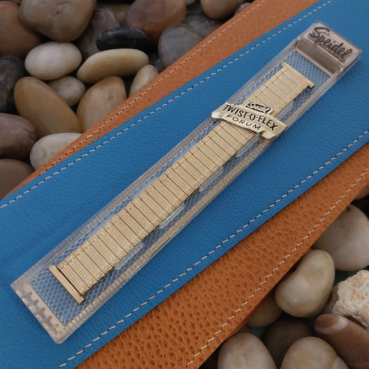 19mm 18mm 1960 1/20 10k yellow Gold-Filled Speidel Forum nos Vintage Watchband