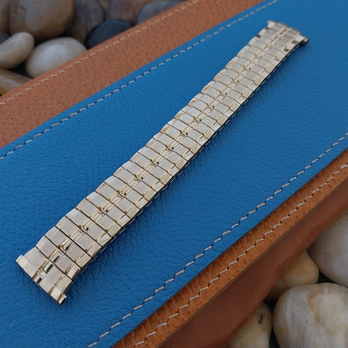 1969 10k yellow Gold-Filled Speidel Gladiator nos 19mm Vintage Watch Band