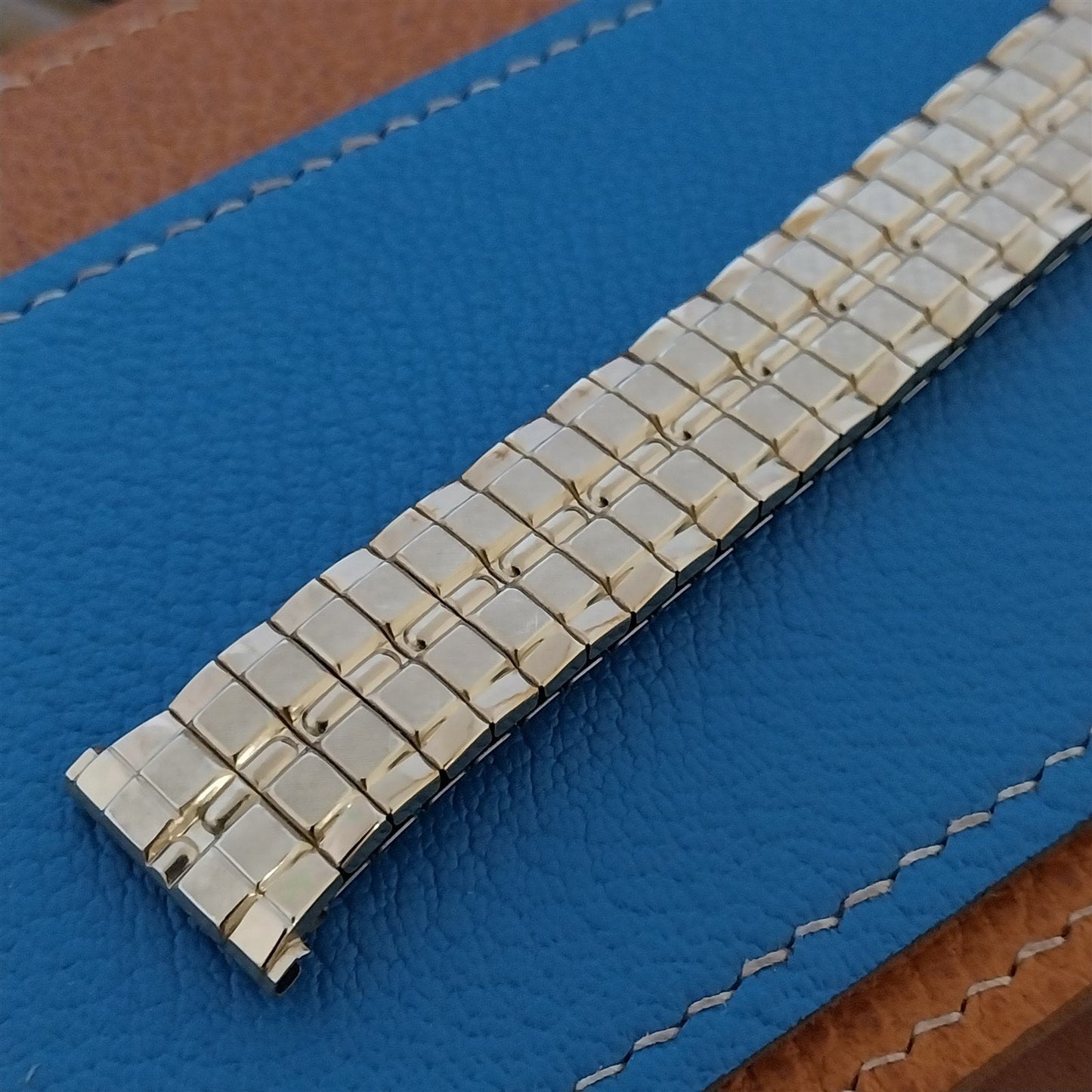 1969 10k yellow Gold-Filled Speidel Gladiator nos 19mm Vintage Watch Band