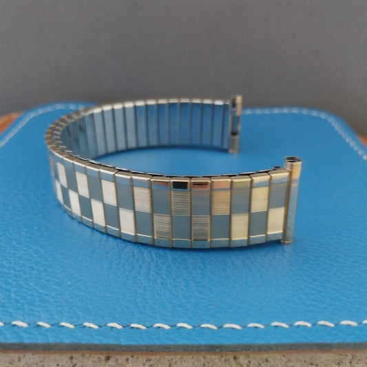 1961 10k yellow Gold-Filled Speidel Domino nos 19mm Vintage Watch Band