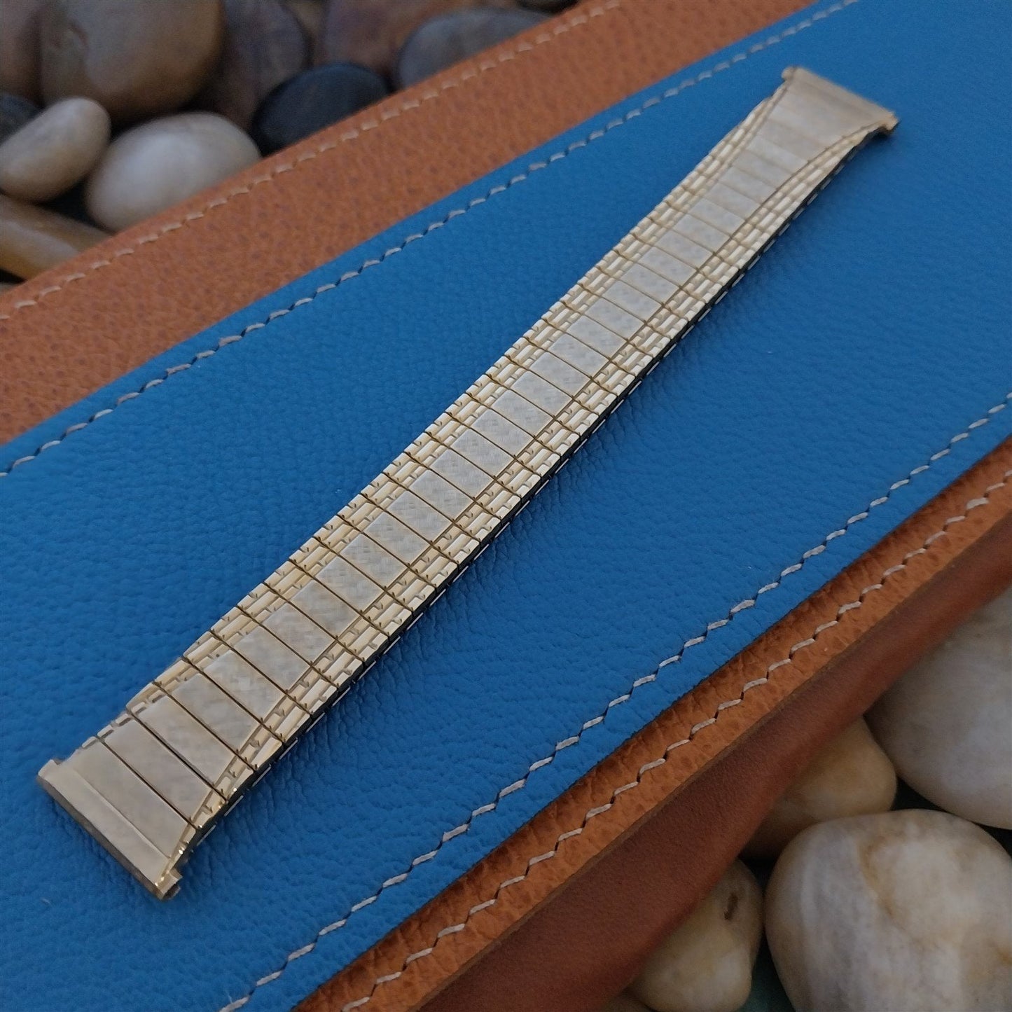 18mm 19mm 1962 10k Yellow Gold-Filled Classic Speidel nos Vintage Watch Band