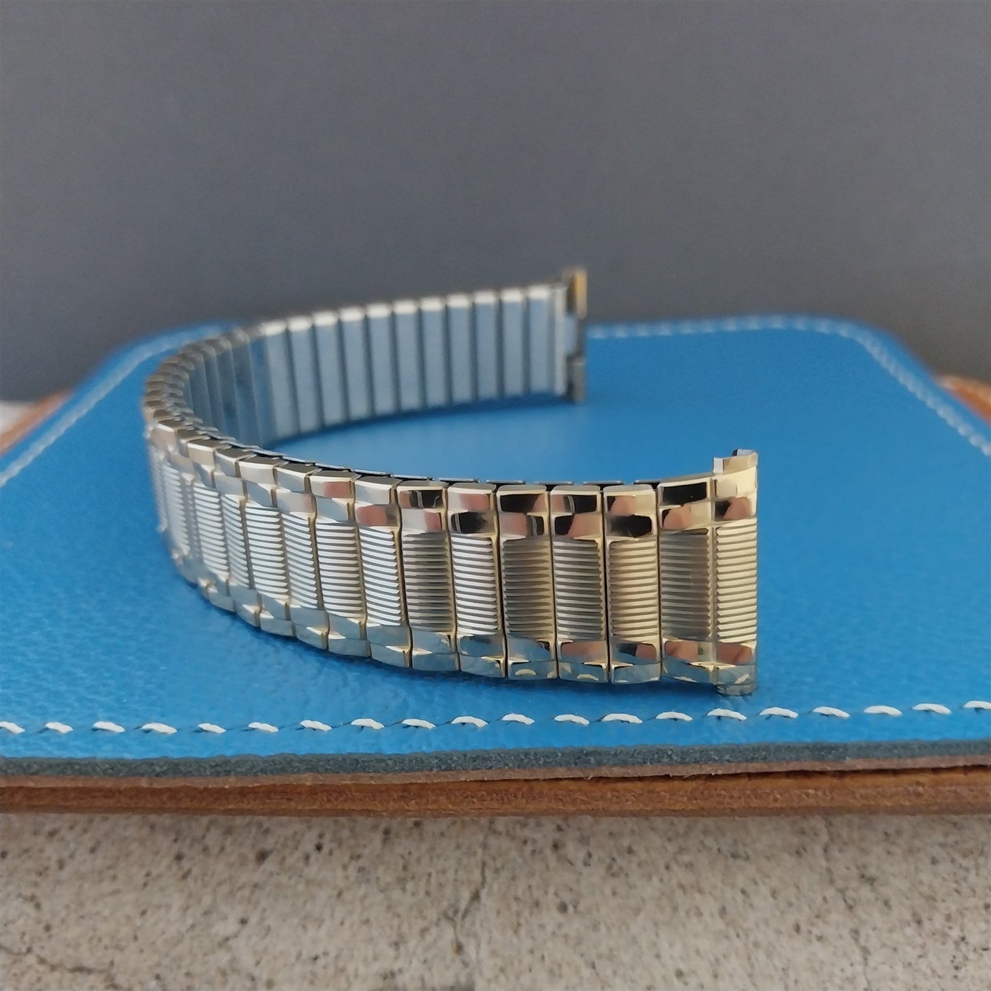 1970 10k yellow Gold-Filled Speidel Colossus nos 19mm Vintage Watchband