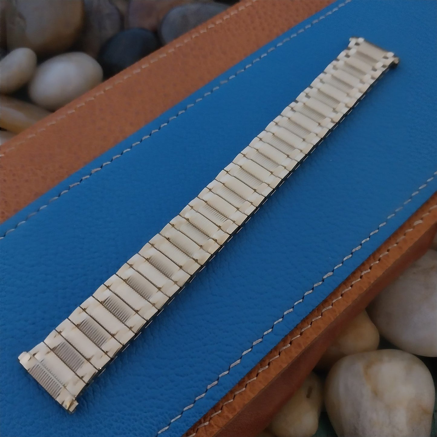 1970 10k yellow Gold-Filled Speidel Colossus nos 19mm Vintage Watchband