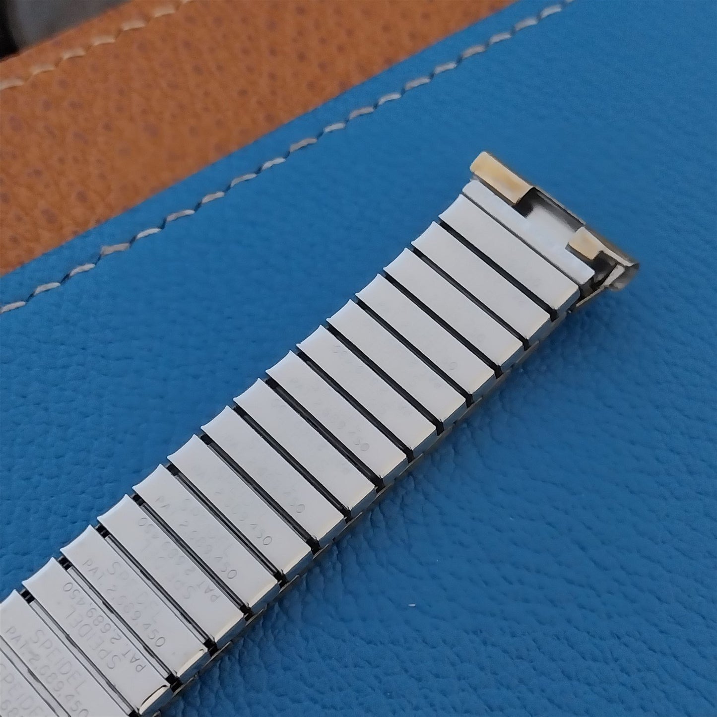 1970 10k yellow Gold-Filled Speidel Colossus nos 19mm Vintage Watchband