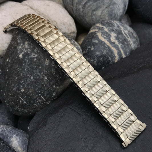 19mm 18mm 1960s 10k yellow Gold-Filled Speidel Colossus nos Vintage Watchband