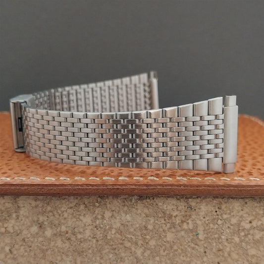 17mm 18mm 19mm 20mm Kreisler Stainless Steel Unused 1970s Vintage Watch Band