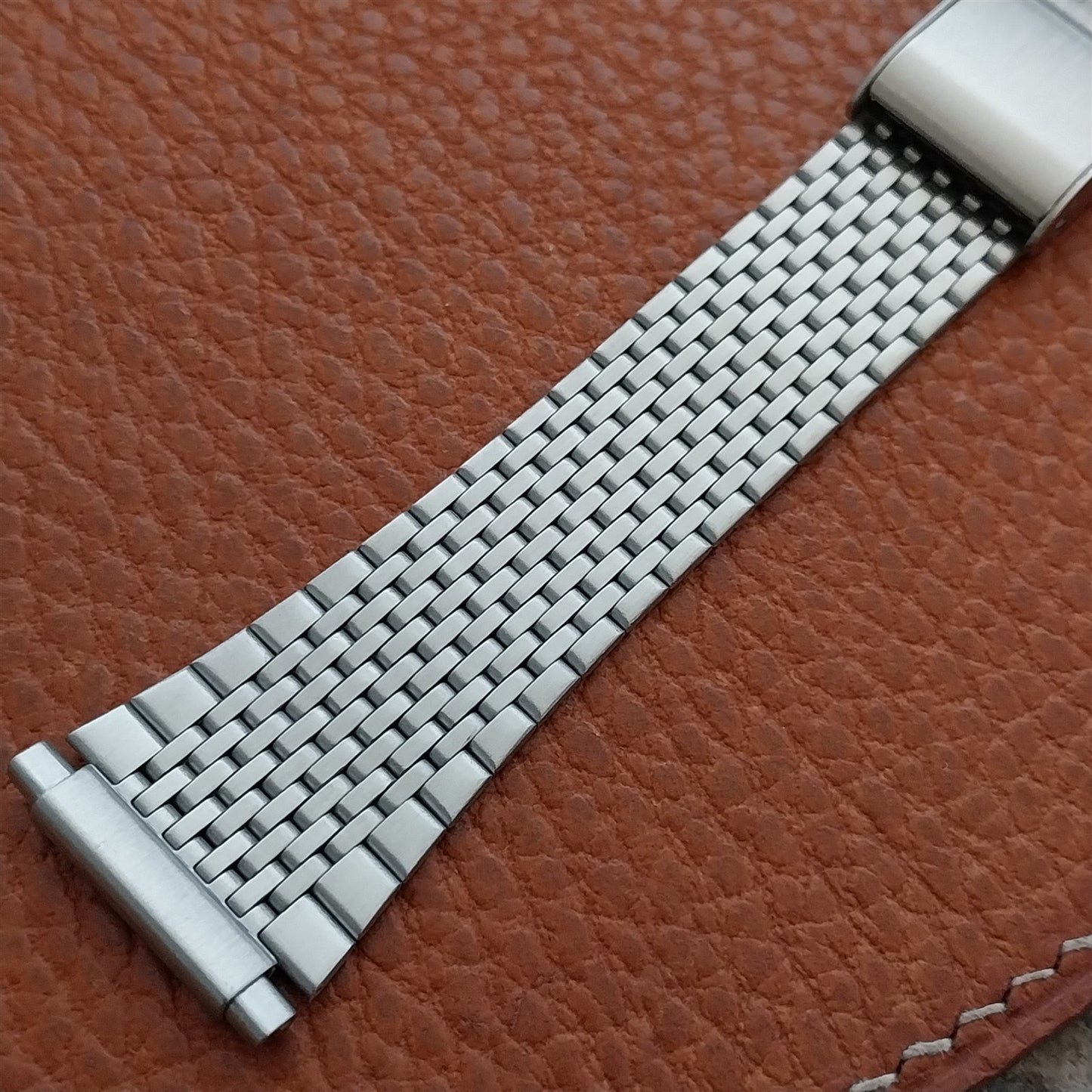 17mm 18mm 19mm 20mm Kreisler Stainless Steel Unused 1970s Vintage Watch Band