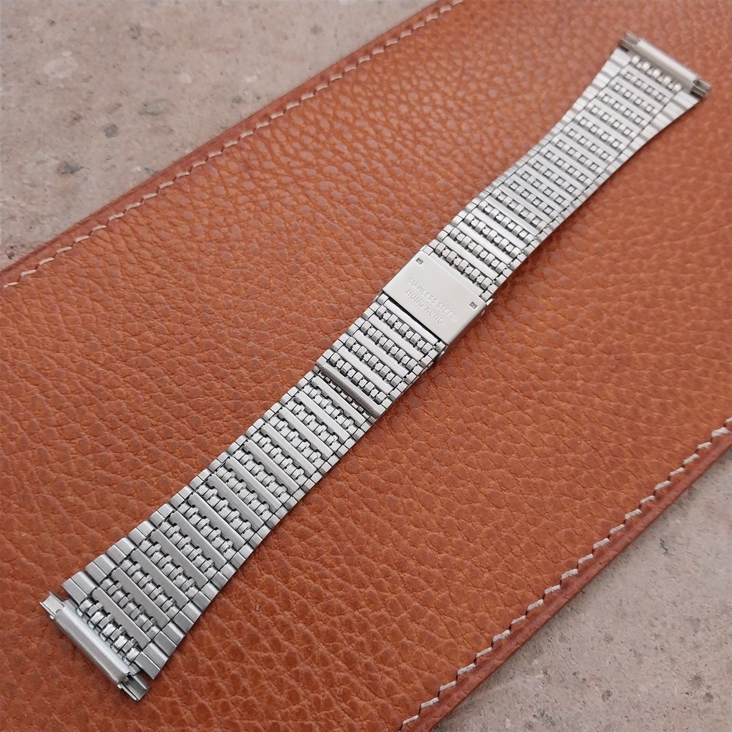 17mm 18mm 19mm 20mm Kreisler Stainless Steel Unused 1970s Vintage Watch Band