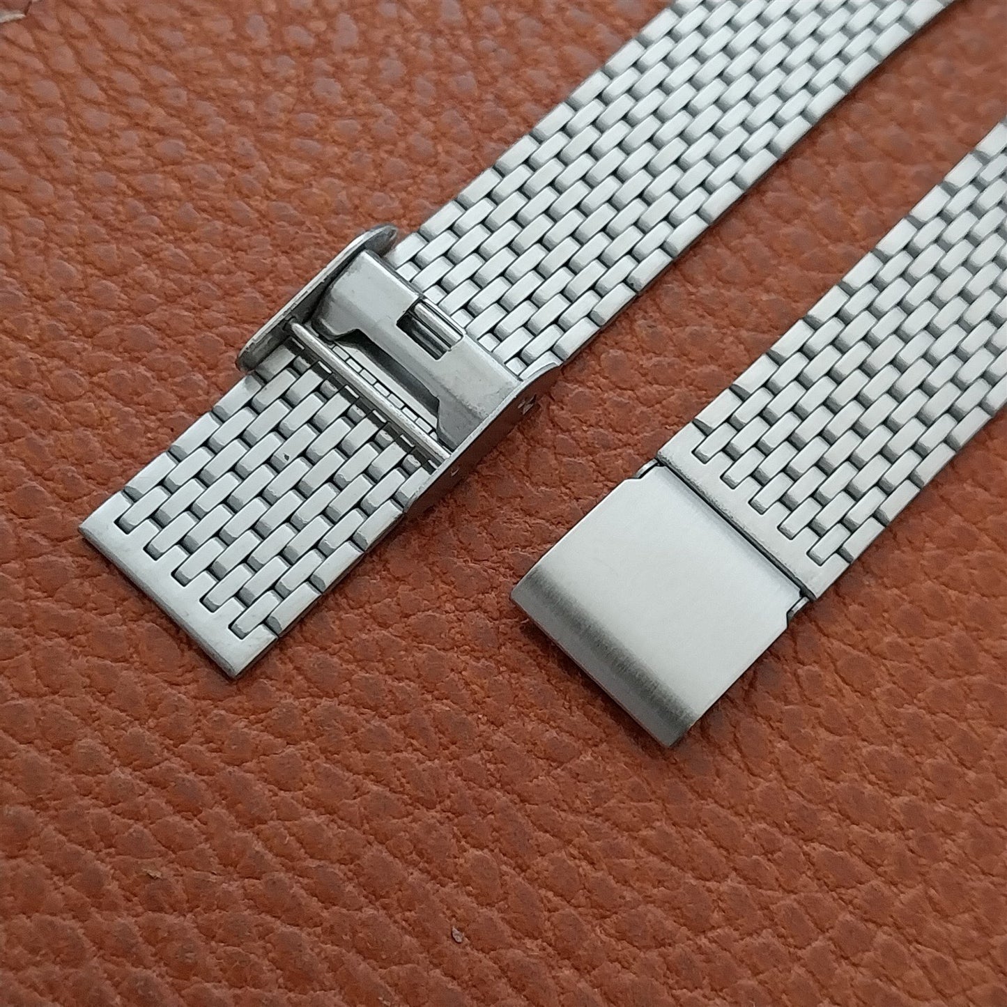 17mm 18mm 19mm 20mm Kreisler Stainless Steel Unused 1970s Vintage Watch Band