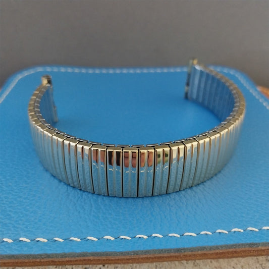 1960s 10k Yellow Gold-Filled Speidel Linesman USA nos Vintage Watch Band