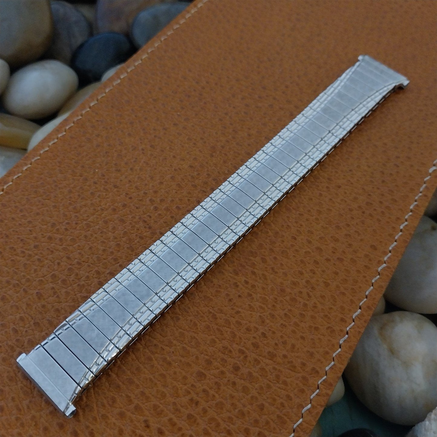 1962 10k White Gold-Filled Short Speidel Classic nos Vintage Watch Band