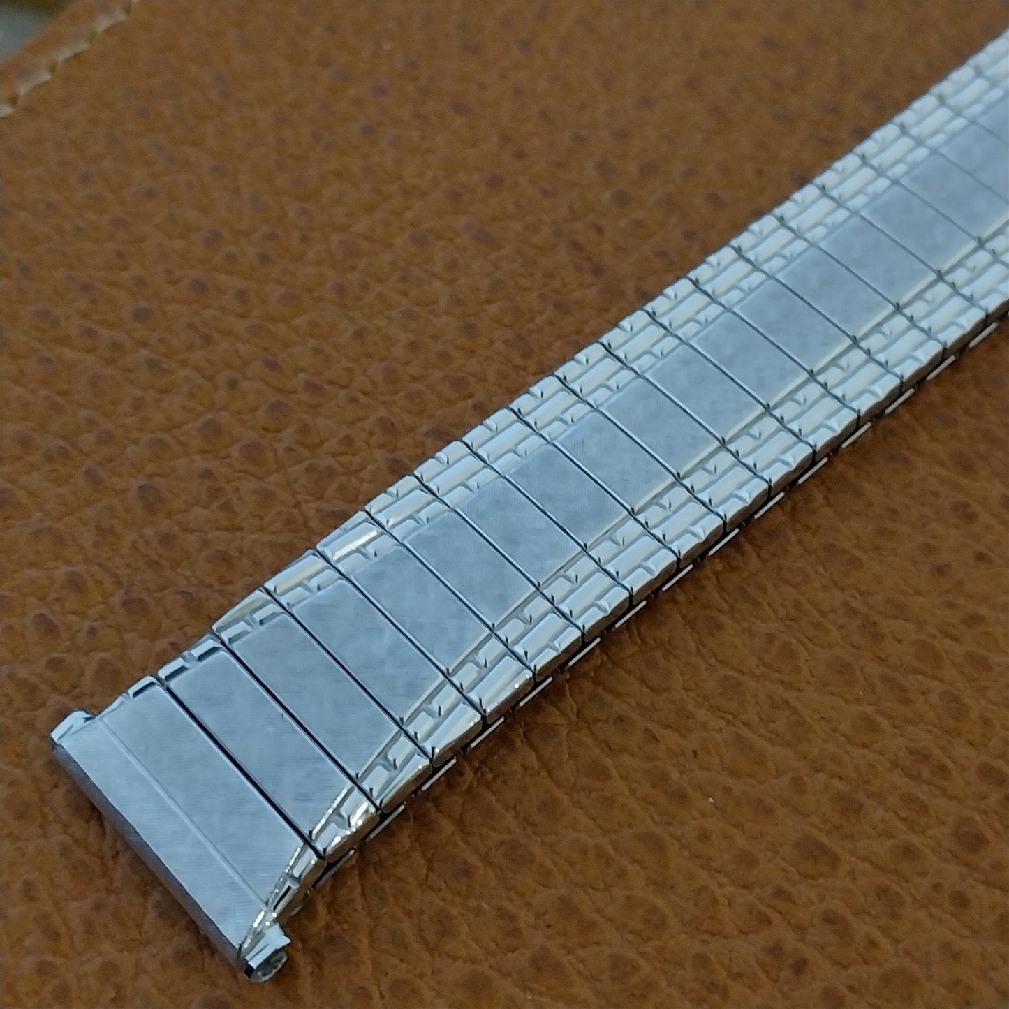 1962 10k White Gold-Filled Short Speidel Classic nos Vintage Watch Band