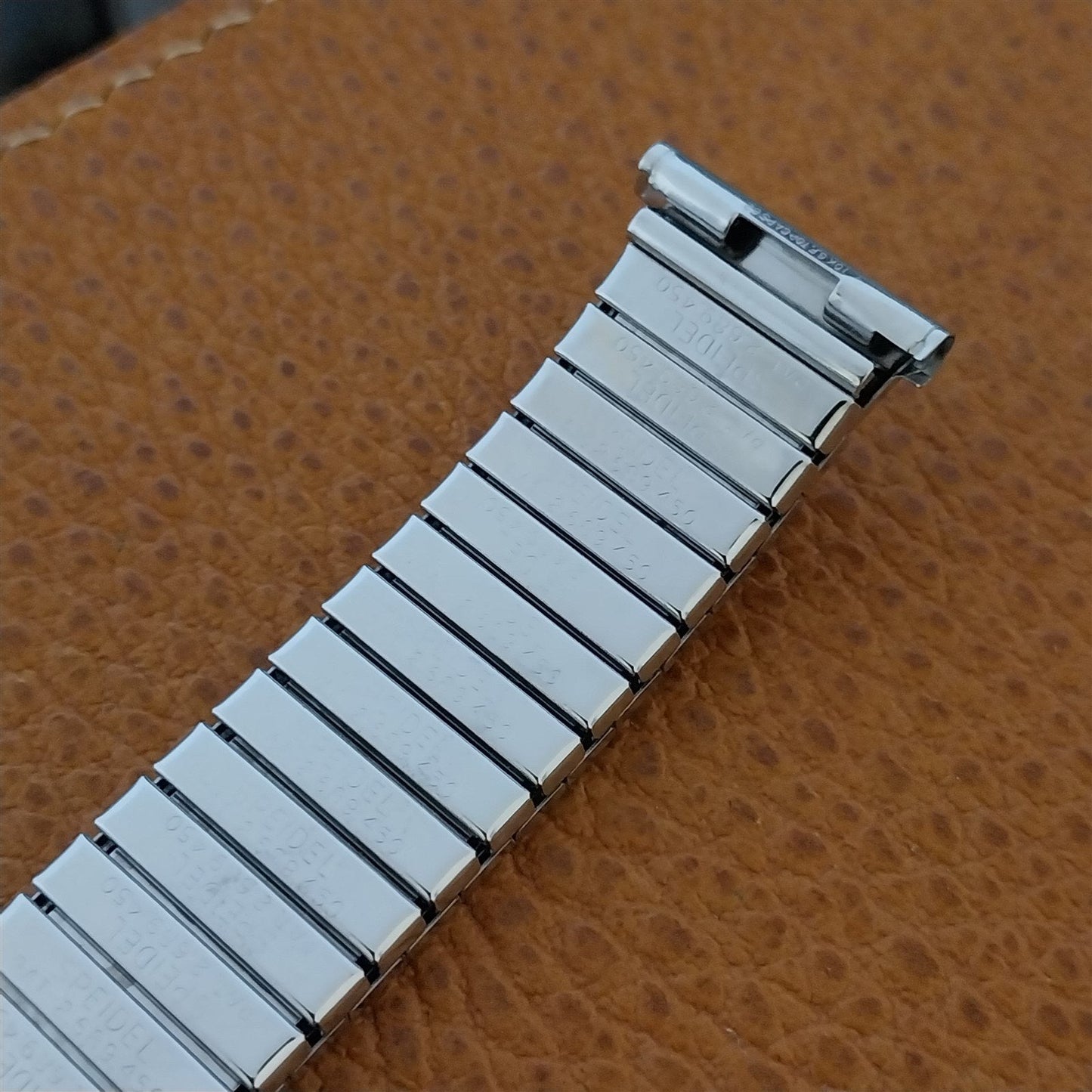 1962 10k White Gold-Filled Short Speidel Classic nos Vintage Watch Band