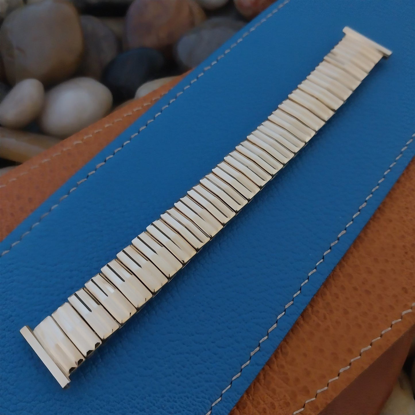 1957 1/20 10k yellow Gold-Filled Speidel 19mm 18mm nos Vintage Watchband