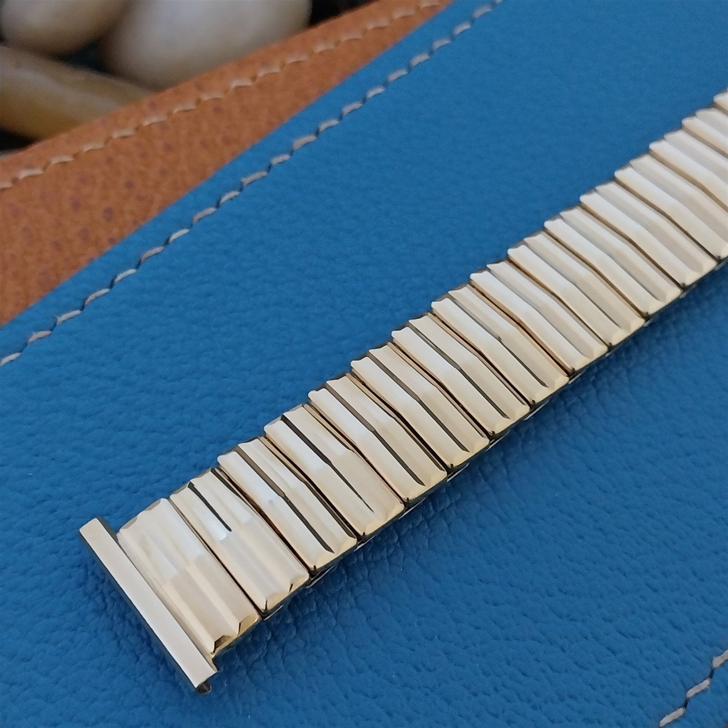 1957 1/20 10k yellow Gold-Filled Speidel 19mm 18mm nos Vintage Watchband